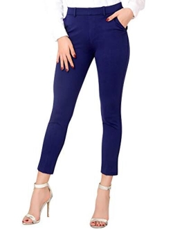 Marycrafts Women's Pull On Stretch Yoga Dress Business Work Pants