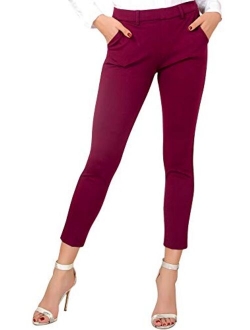 Marycrafts Women's Pull On Stretch Yoga Dress Business Work Pants