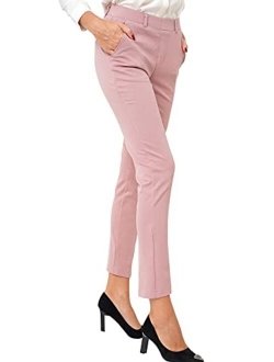 Marycrafts Women's Pull On Stretch Yoga Dress Business Work Pants