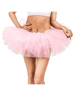 Jane Shine Adult Tutu Skirt, Tulle Tutus for Women, Teens Ballet Skirts Classic 5 Layers