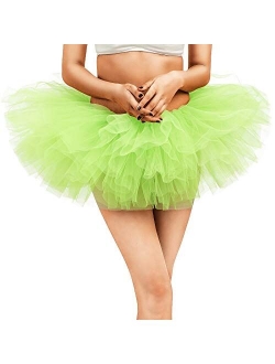 Jane Shine Adult Tutu Skirt, Tulle Tutus for Women, Teens Ballet Skirts Classic 5 Layers