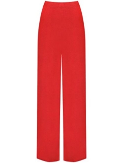 WearAll Plus Size Women's Palazzo Trousers