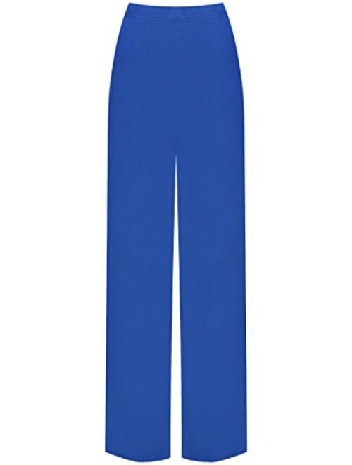 WearAll Plus Size Women's Palazzo Trousers