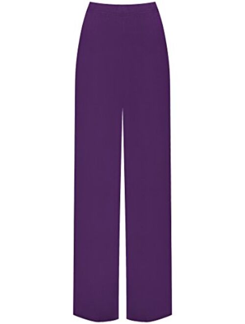 WearAll Plus Size Women's Palazzo Trousers