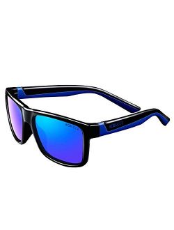 ACBLUCE Kids Polarized Sunglasses Sport TPEE Unbreakable Frame with Adjustable Strap for Boys Girls Age 6-12