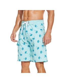 LETSHOLIDAY Men’s Swim Trunks Quick Dry Swimwear Beach Shorts with Side Pockets