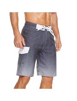 LETSHOLIDAY Men’s Swim Trunks Quick Dry Swimwear Beach Shorts with Side Pockets