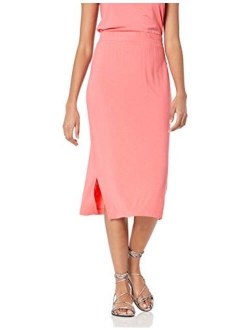 Women's Pull-On Knit Midi Skirt