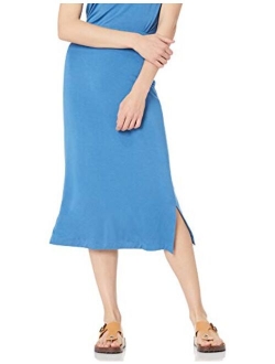 Women's Pull-On Knit Midi Skirt