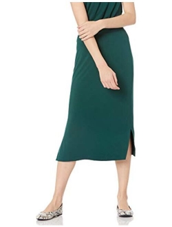 Women's Pull-On Knit Midi Skirt