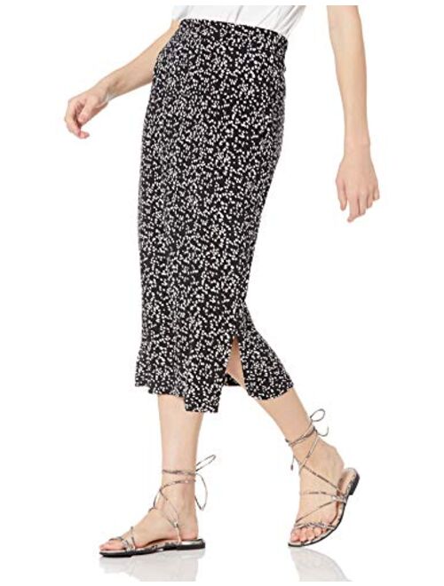 Amazon Essentials Women's Pull-On Knit Midi Skirt