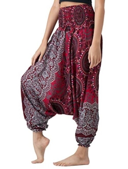 B BANGKOK PANTS Women's Harem Pants Jumpsuit Hippie Clothes