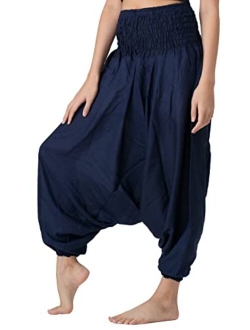 B BANGKOK PANTS Women's Harem Pants Jumpsuit Hippie Clothes