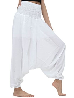 B BANGKOK PANTS Women's Harem Pants Jumpsuit Hippie Clothes