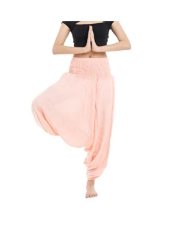 B BANGKOK PANTS Women's Harem Pants Jumpsuit Hippie Clothes