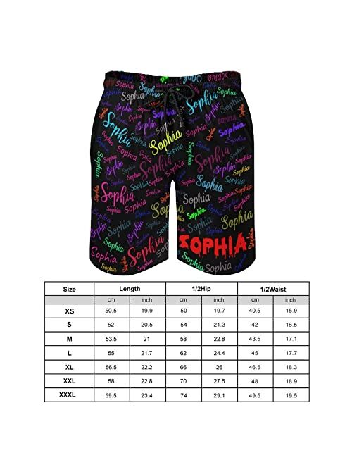 Wayabo Custom Mens Swim Trunks with Faces Quick Dry Surf Board Shorts Personalized Photos Gifts