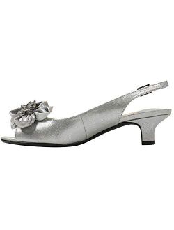 J. Renee Women's Leonelle Low Heel Open Toe Slingback