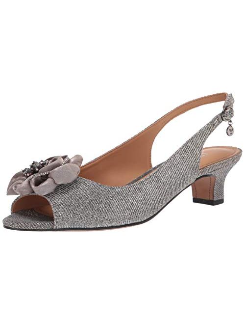 J. Renee Women's Leonelle Low Heel Open Toe Slingback