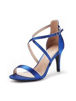 Women's Dolce Fashion Stilettos Open Toe Pump Heel Sandals