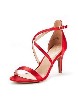 Women's Dolce Fashion Stilettos Open Toe Pump Heel Sandals