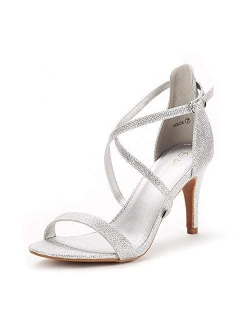 Women's Dolce Fashion Stilettos Open Toe Pump Heel Sandals