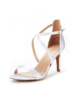 Women's Dolce Fashion Stilettos Open Toe Pump Heel Sandals