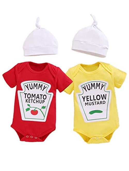 Aslaylme Newborn Boy Matching Outfit Twins Bodysuit Ladies We Have Arrived Romper