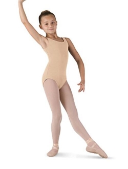 Dance Girls Tutu Scoop Front/Back Tank Leotard