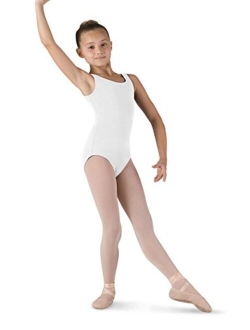 Dance Girls Tutu Scoop Front/Back Tank Leotard