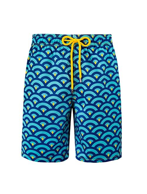 Capelle Miami Compression Liner Swim Trunk Swim and Gym Shorts | Long-Length Hybrid Luxury 4-Way Stretch