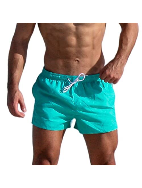 Taddlee Men Swimwear Swim Board Shorts Surf Trunks Bathing Suits Swimsuits Boxer