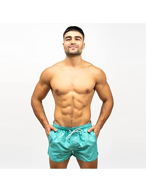 Taddlee Men Swimwear Swim Board Shorts Surf Trunks Bathing Suits Swimsuits Boxer