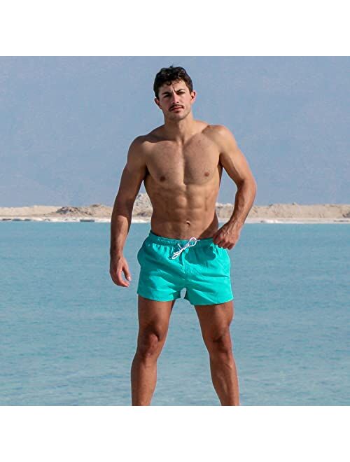 Taddlee Men Swimwear Swim Board Shorts Surf Trunks Bathing Suits Swimsuits Boxer