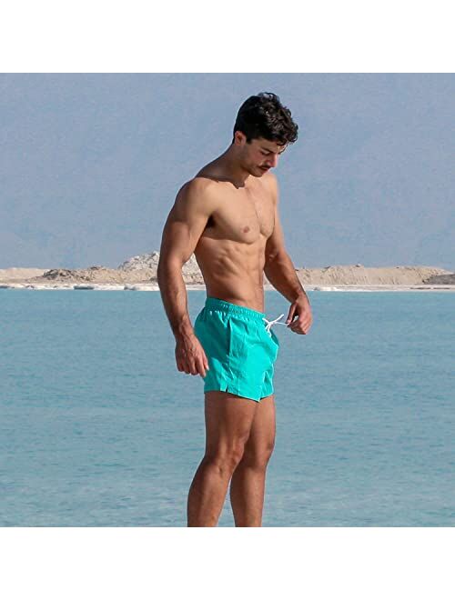 Taddlee Men Swimwear Swim Board Shorts Surf Trunks Bathing Suits Swimsuits Boxer