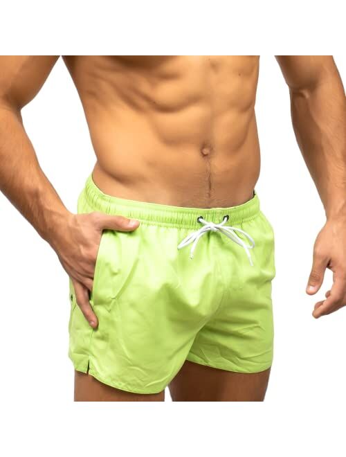 Taddlee Men Swimwear Swim Board Shorts Surf Trunks Bathing Suits Swimsuits Boxer