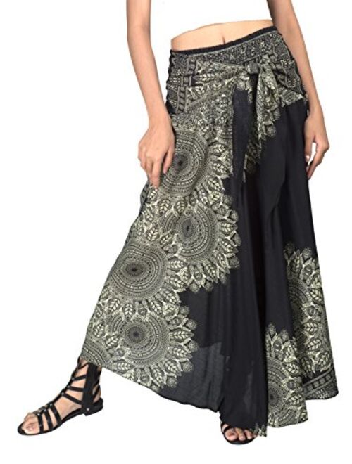 Joob Joob Long Boho Skirts for Women - Bohemian Hippie Maxi Skirt