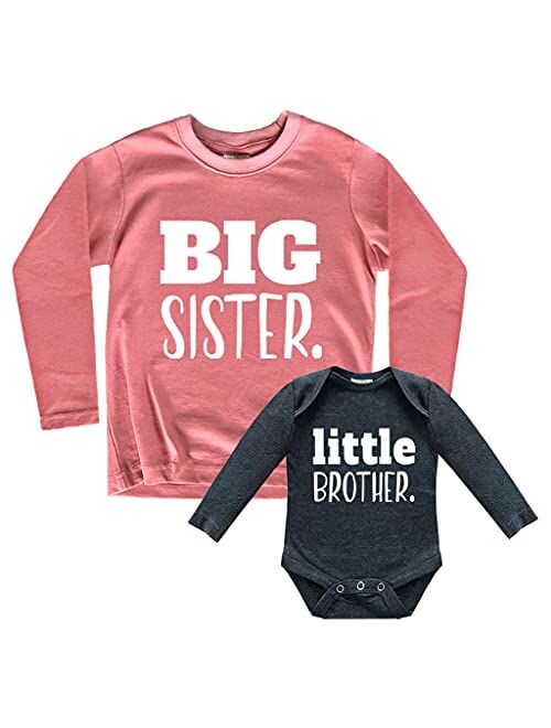 Unordinary Toddler Big Sister Little Brother Outfit Matching Shirts Sets Baby Newborn Outfits Shirt