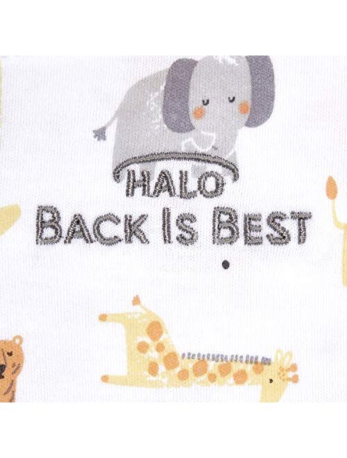 HALO 100% Cotton Sleepsack Swaddle, 3-Way Adjustable Wearable Blanket, TOG 1.5