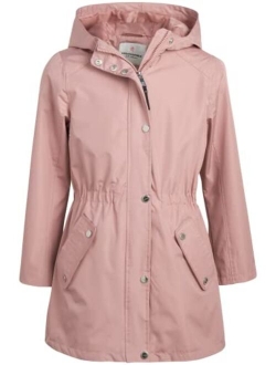 URBAN REPUBLIC Girls' Raincoat - Waterproof Slicker Shell Windbreaker Rain Jacket (7-16)