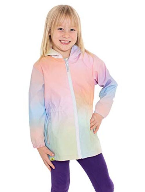 Western Chief Girls Ombre Rainbow Rain Coat Iridescent