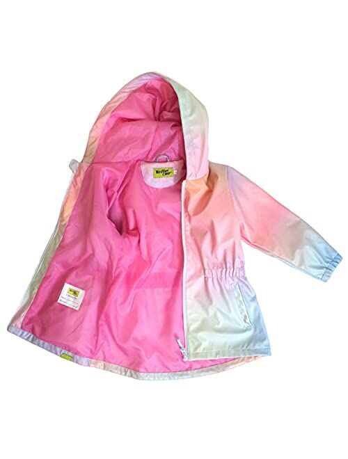 Western Chief Girls Ombre Rainbow Rain Coat Iridescent