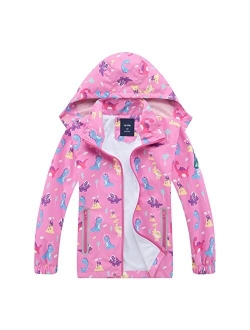 MUMRAP Waterproof Kids Rain Jackets With Hood,Lightweight Toddler Raincoat For Boys GirlsKids Clothes Windbreaker Jacket