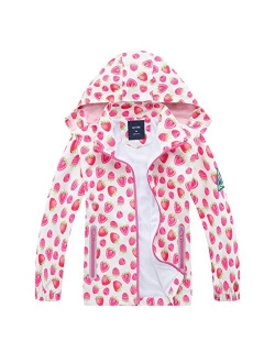 MUMRAP Waterproof Kids Rain Jackets With Hood,Lightweight Toddler Raincoat For Boys GirlsKids Clothes Windbreaker Jacket