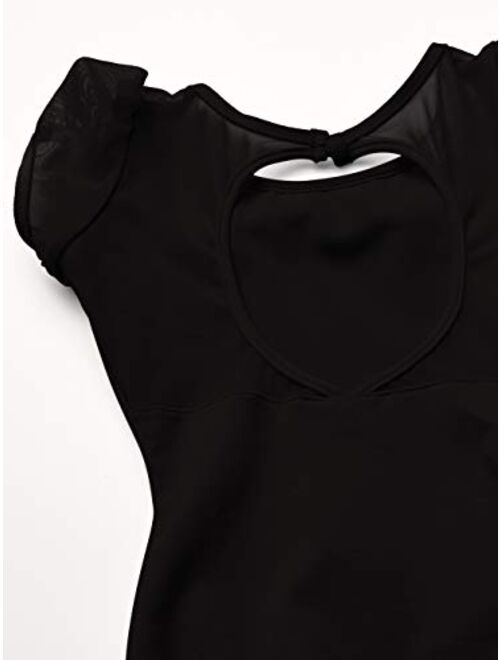 Capezio girls Puff Sleeve Keyhole Back Leotard