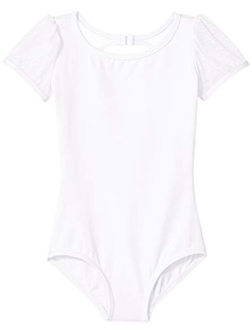 Capezio girls Puff Sleeve Keyhole Back Leotard