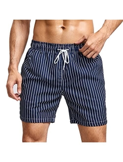 SUNDAY ROSE Men's Swim Trunks Quick Dry Beach Shorts Bathing Suits with Mesh Lining Board Shorts S-XXL