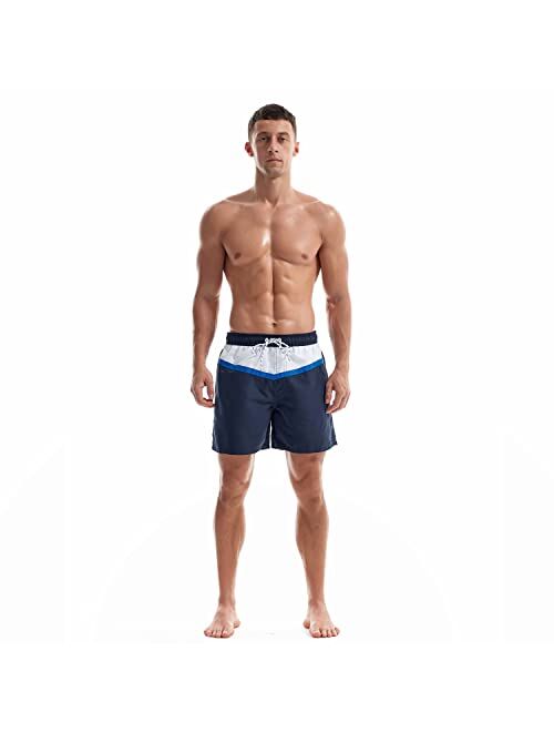 KOTENKO Swimwear Men Swimsuits Swimming Boardshorts Surfing Trunks Bathing Suits