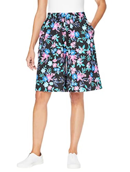 Woman Within Women's Plus Size Split Skirt