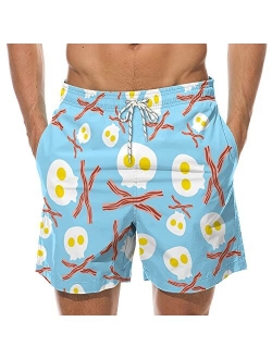 Gadgetstalk Keep Rubbing - Men Custom Swim Trunks, Gift for Men, Summer Party Gift