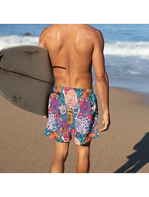 Gadgetstalk Keep Rubbing - Men Custom Swim Trunks, Gift for Men, Summer Party Gift